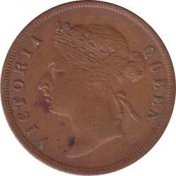 Straits Settlements - 1 cent - Victoria - 1887 - No582