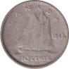 Canada - 10 cents - Georges VI -  1947 - No734
