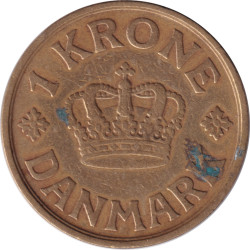 Denmark - 1 krone -...
