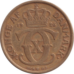 Denmark - 1 krone - Christian X - Couronne -  1926 ♡ HCN GJ - No778