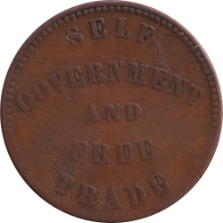 Canada - 1/2 penny - 1855 -...