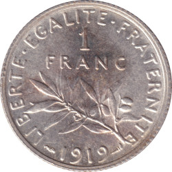 France - 1 franc - Semeuse -  1919 - No615