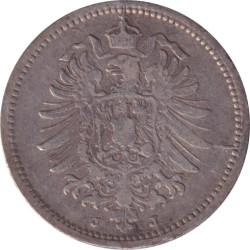 Germany - 20 pfennig - Guillaume I - Type 1 -  1876 J - No674