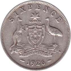 Australia - 6 pence -...