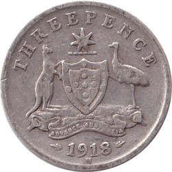 Australia - 3 pence -...