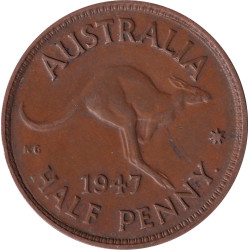 Australia - 1/2 penny -...