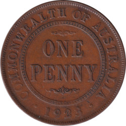 Australia - 1 penny - George V -  1923 - No714