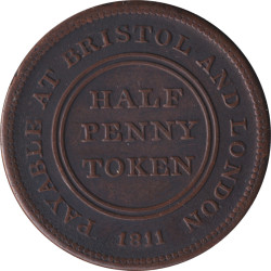 United Kingdom - 1/2 penny...