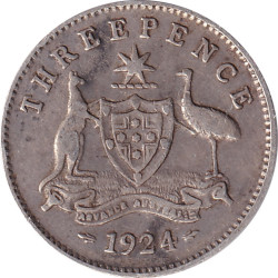 Australia - 3 pence -...