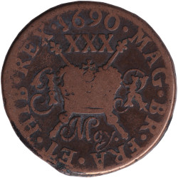 Ireland - 1 shilling - 1690...