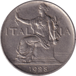 Italy - 1 lira - Victor...