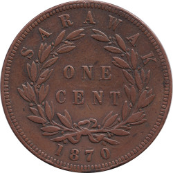 Sarawak - 1 cent - Charles...
