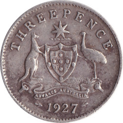 Australia - 3 pence -...