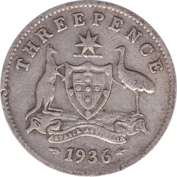 Australia - 3 pence -...