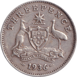 Australia - 3 pence -...