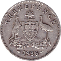 Australia - 3 pence -...