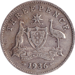 Australia - 3 pence -...