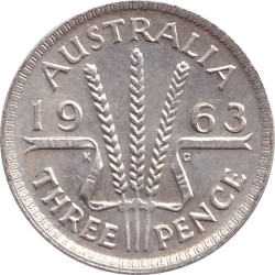 Australia - 3 pence -...