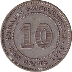 Straits Settlements - 10 cents - George V - 1926 - No1261