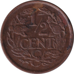 Netherlands - 1/2 cent -...