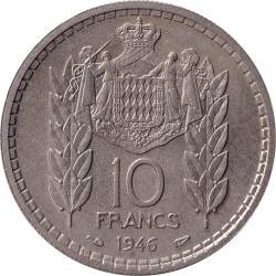 Monaco - 10 francs - BU -...