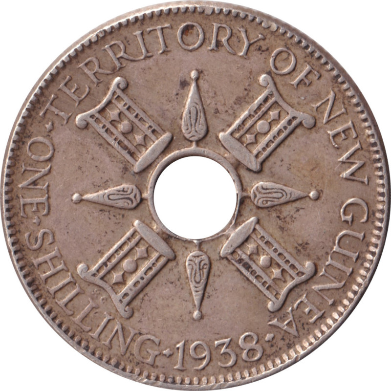 Papua New Guinea - 1 shilling - Georges VI -  1938 - No776