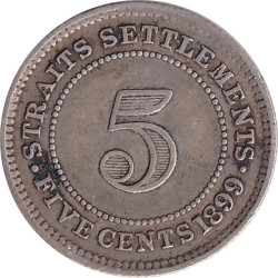 Straits Settlements - 5...