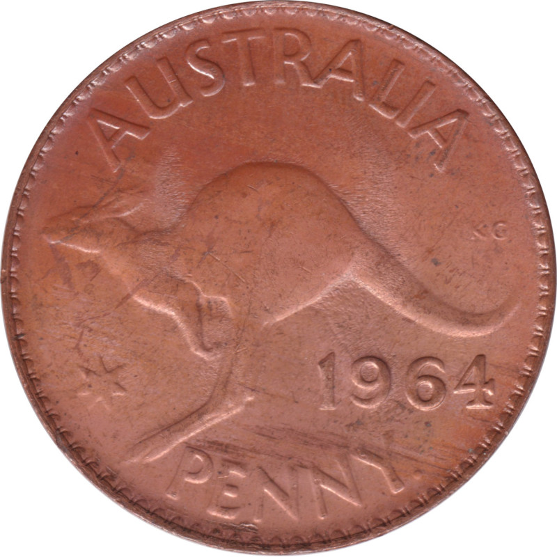 Australia - 1 penny - Elizabeth II -  1964 - No724