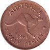 Australia - 1/2 penny - Elizabeth II -  1961 - No728