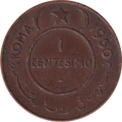 Somalia - 1 centesimo - Éléphant - 1950 - No763
