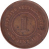 Straits Settlements - 1 cent - Victoria - 1897 - No785